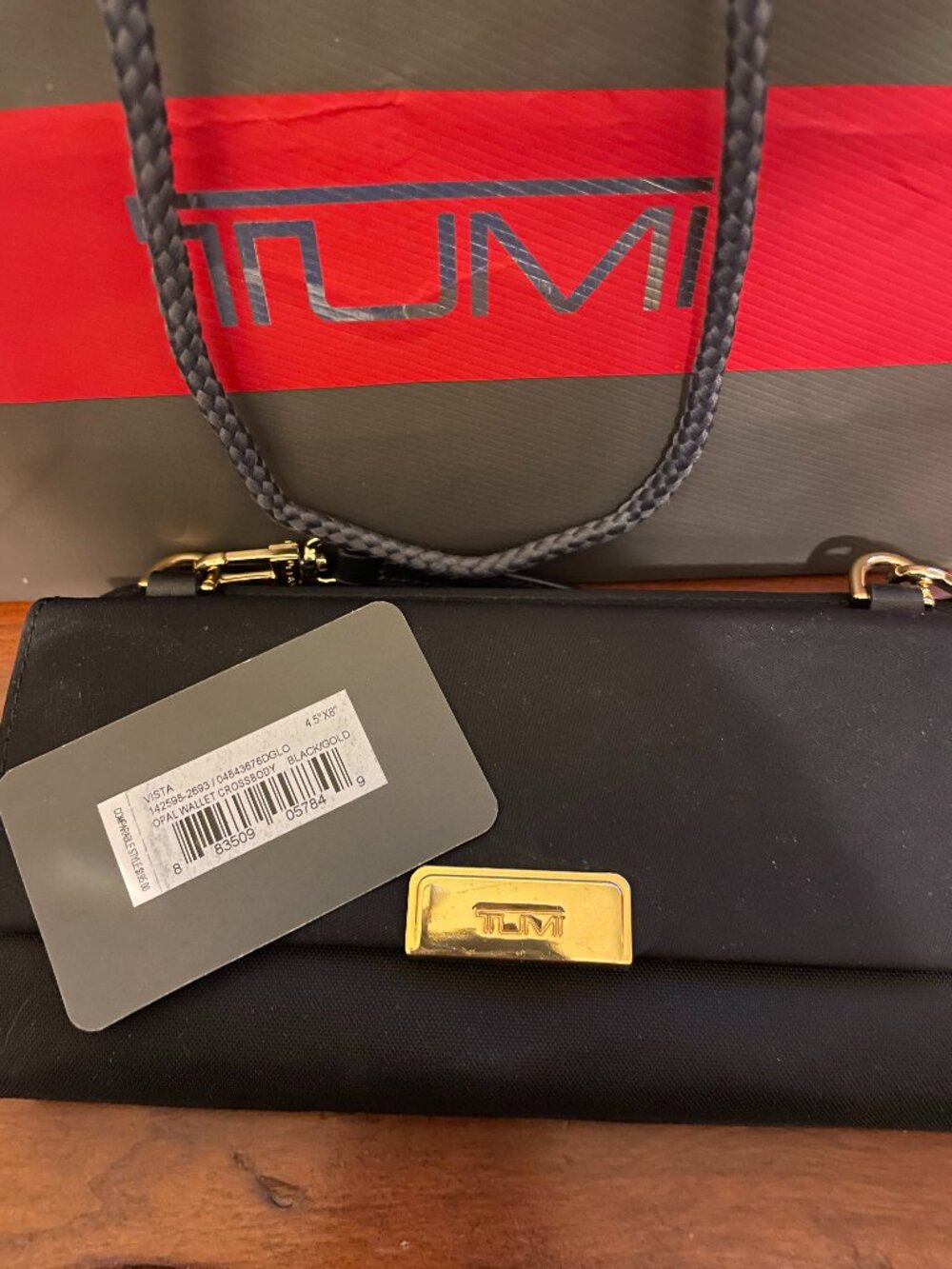 TUMI Vista Opal Wallet Crossbody Bag MSRP: $195.00